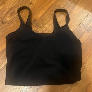 Black lululemon align tank like new